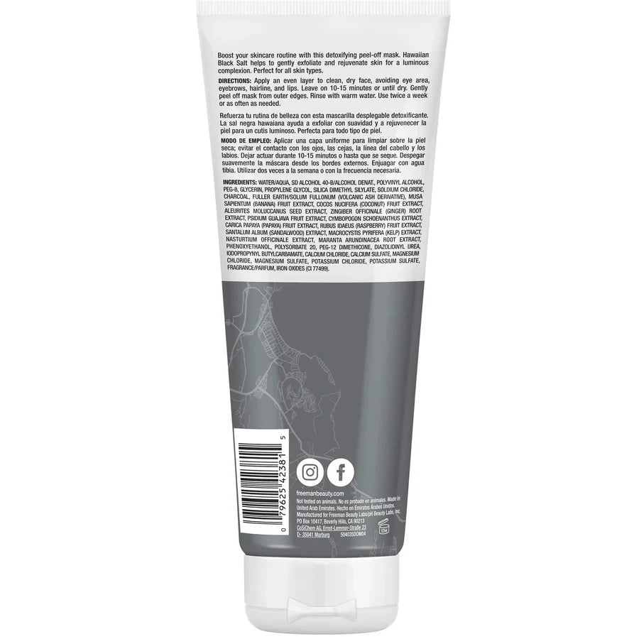 Freeman Exotic Blends Hawaiian Black Salt Peel Off Mask 75ml