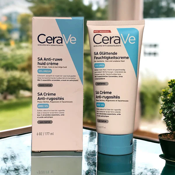 CeraVe Fragrance Free SA Smoothing Cream Dry, Rough Bumpy Skin, 177ml