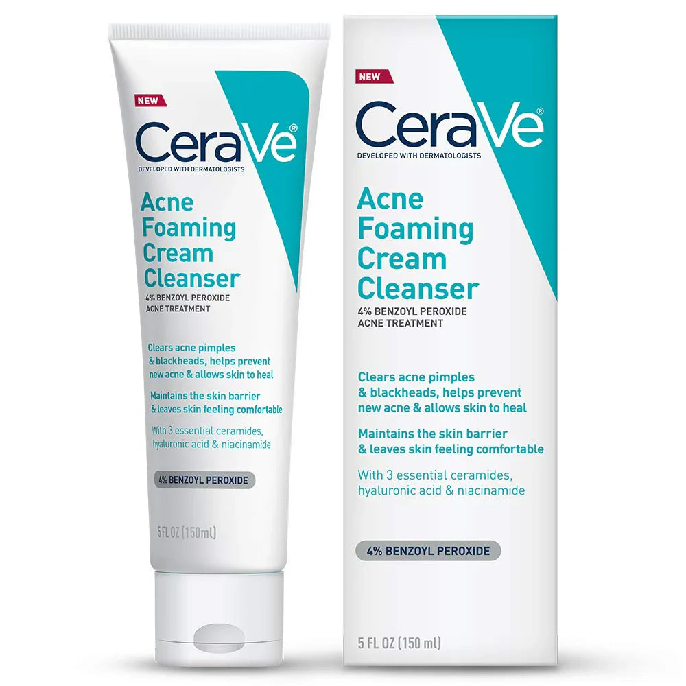 CeraVe Acne Foaming Cream Cleanser 4% - 150ml