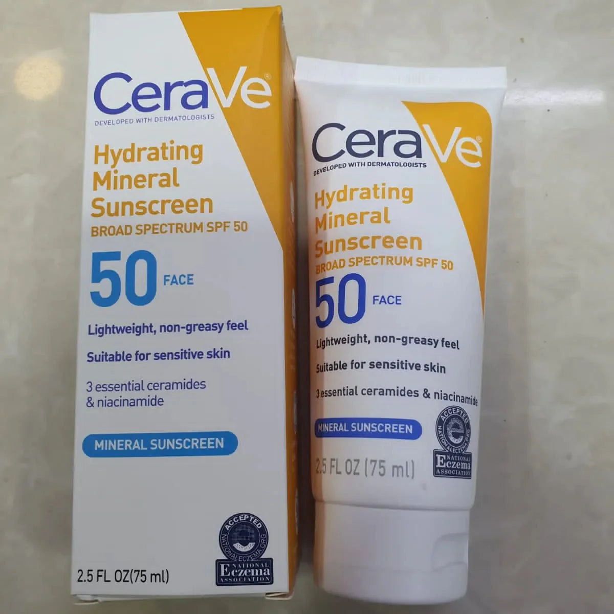 Cerave Hydrating Mineral Sunscreen SPF 50 Face Lotion - 75ml | Premium Skincare & Beauty Products in Pakistan