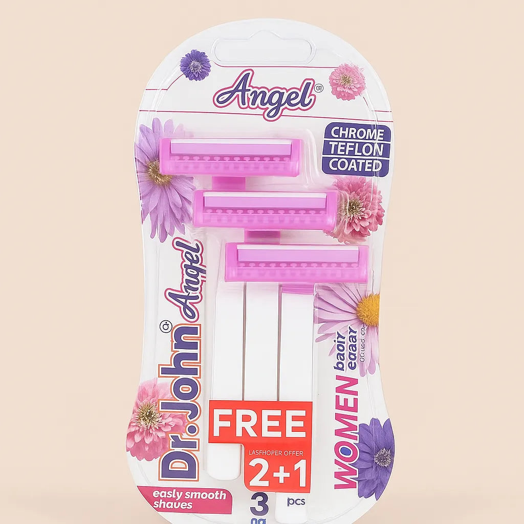 Dr. John Angel 3-Piece Body Hygiene Razor | Premium Skincare & Beauty Products in Pakistan