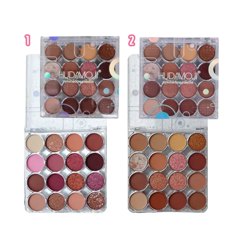 Hudamoji Fashion Eyeshadow Palette - 16 Colors