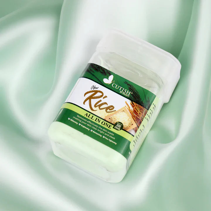 Cutish New Rice All In One Facial Cleanser Jar