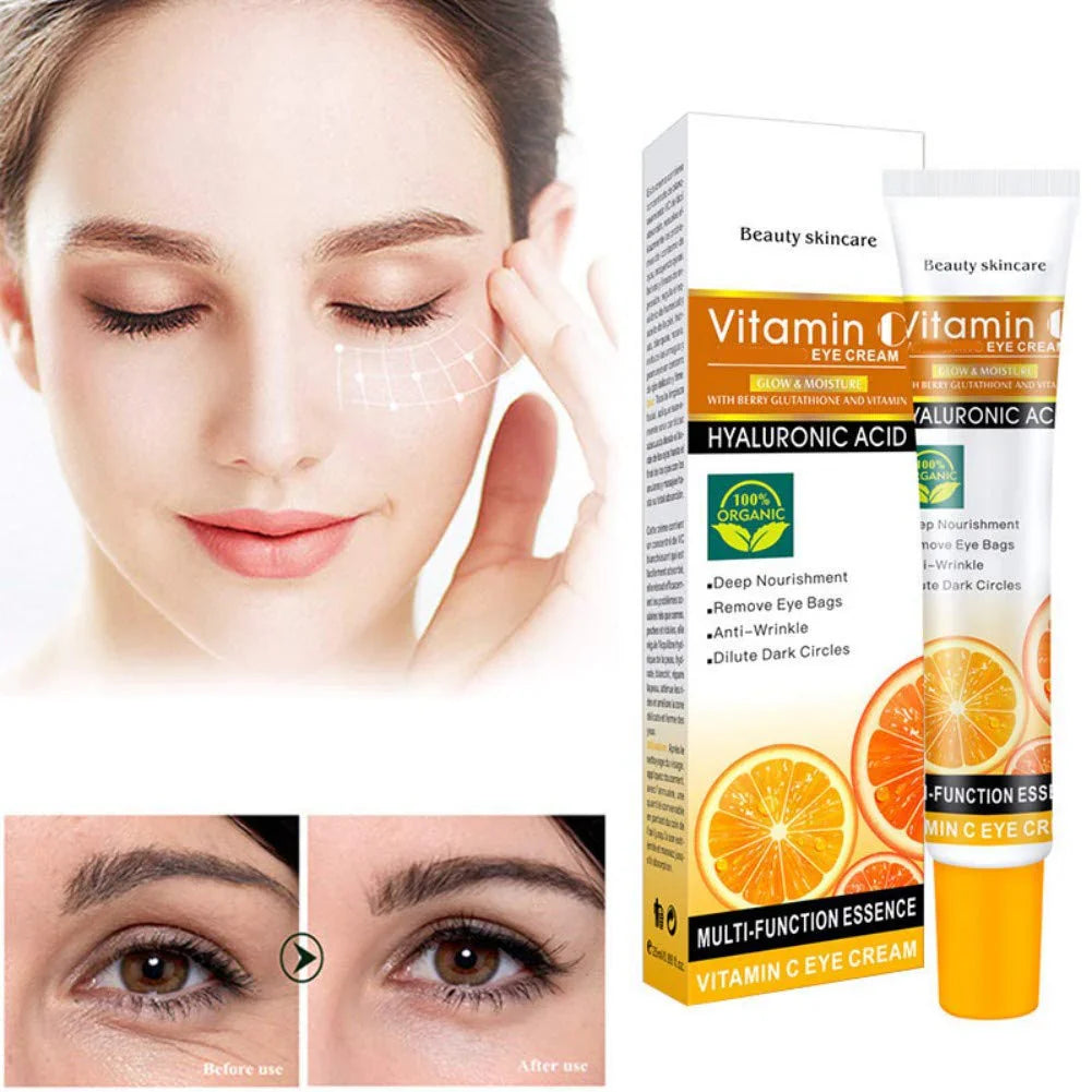 Disaar Vitamin C Whitening Eye Cream with Hyaluronic Acid - 25ml | Premium Skincare & Beauty Products in Pakistan