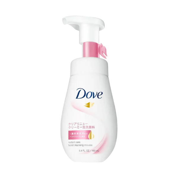Dove Radiant Care Facial Cleansing Mousse 160ml | Premium Skincare & Beauty Products in Pakistan