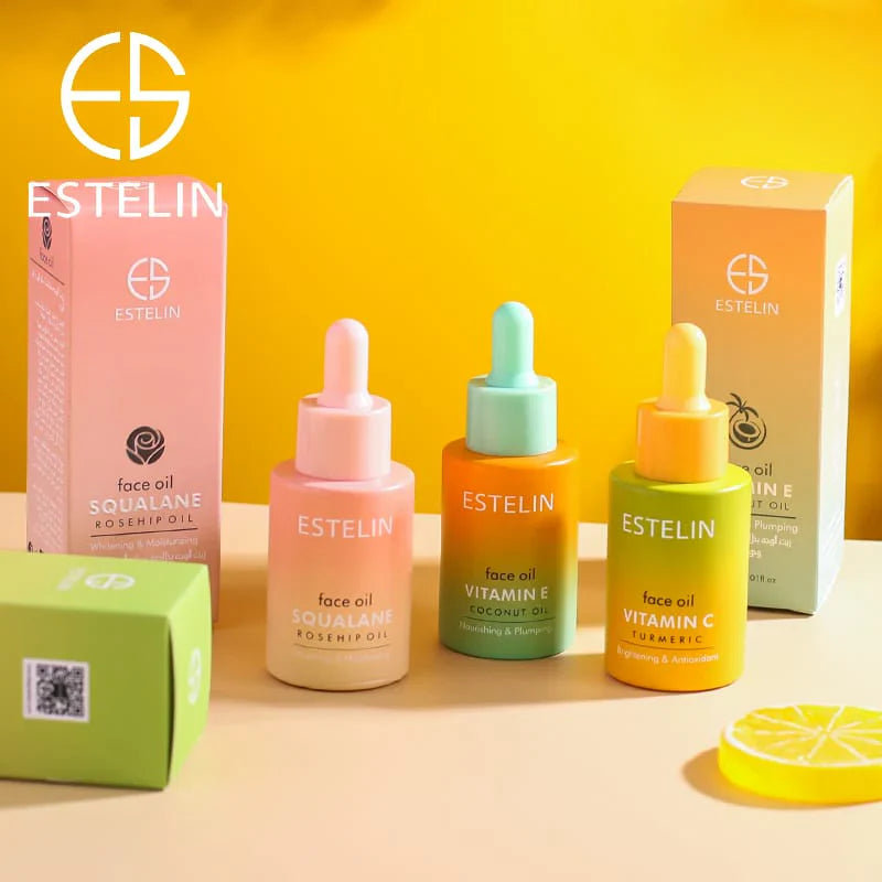 Estelin Face Oil Vitamin C Turmeric Brightening & Antioxidant - 30ml
