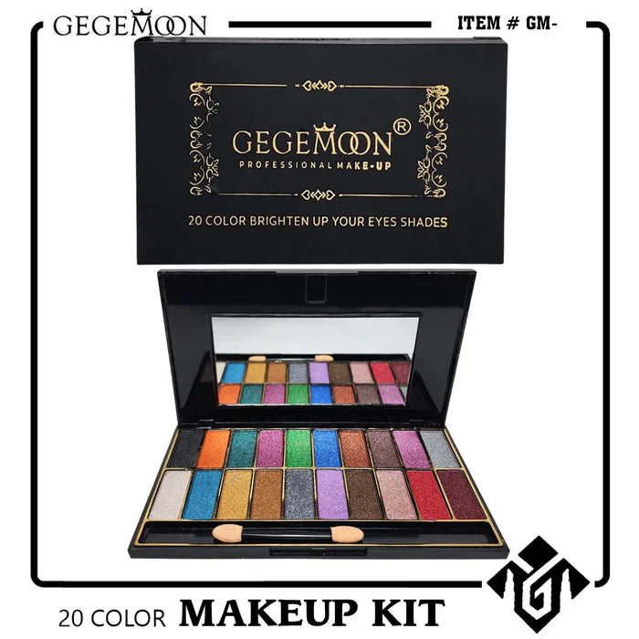 Gege moon 20 color Yellow Makeup Kit Eyeshadow GM-904