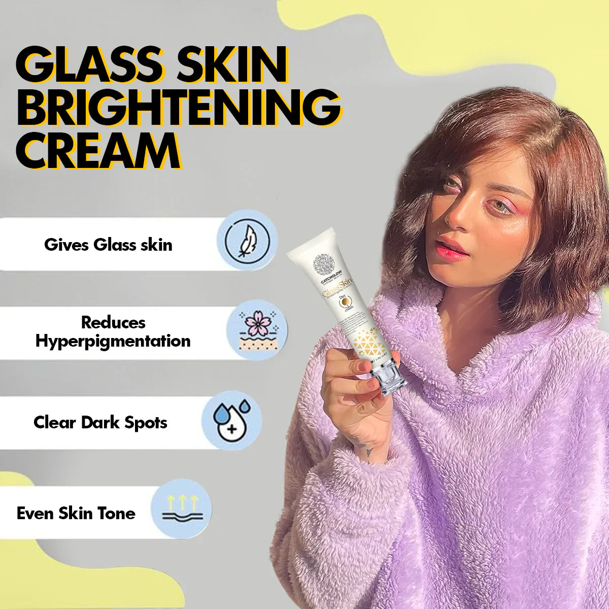 Catchglow Glass Skin Whitening Cream - 30g - Factory Leftover | Premium Skincare & Beauty Products in Pakistan