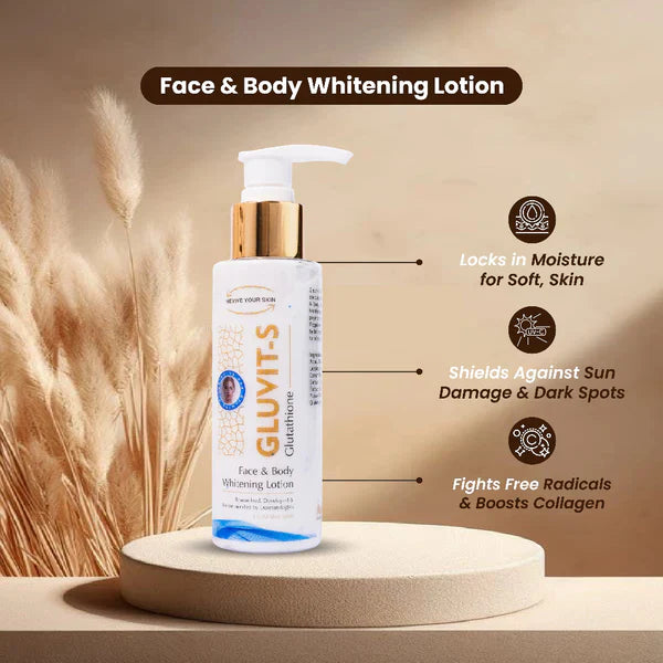 Asra derm Gluvit-s Face & Body Whitening Lotion 100ml