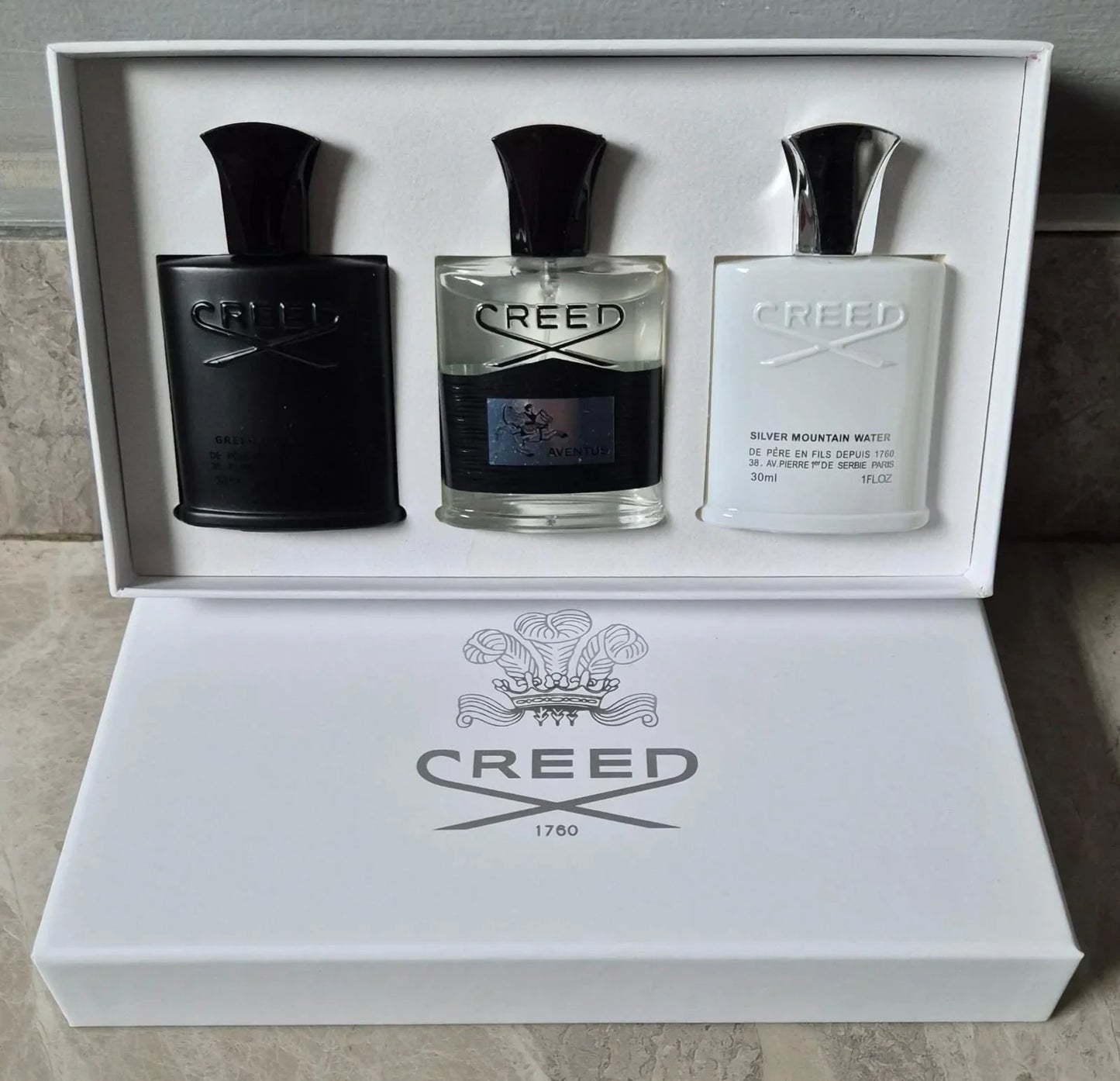 Creed Perfume Kit For Men 3 in 1 30ml Each - Dubai - 100% Original Testers