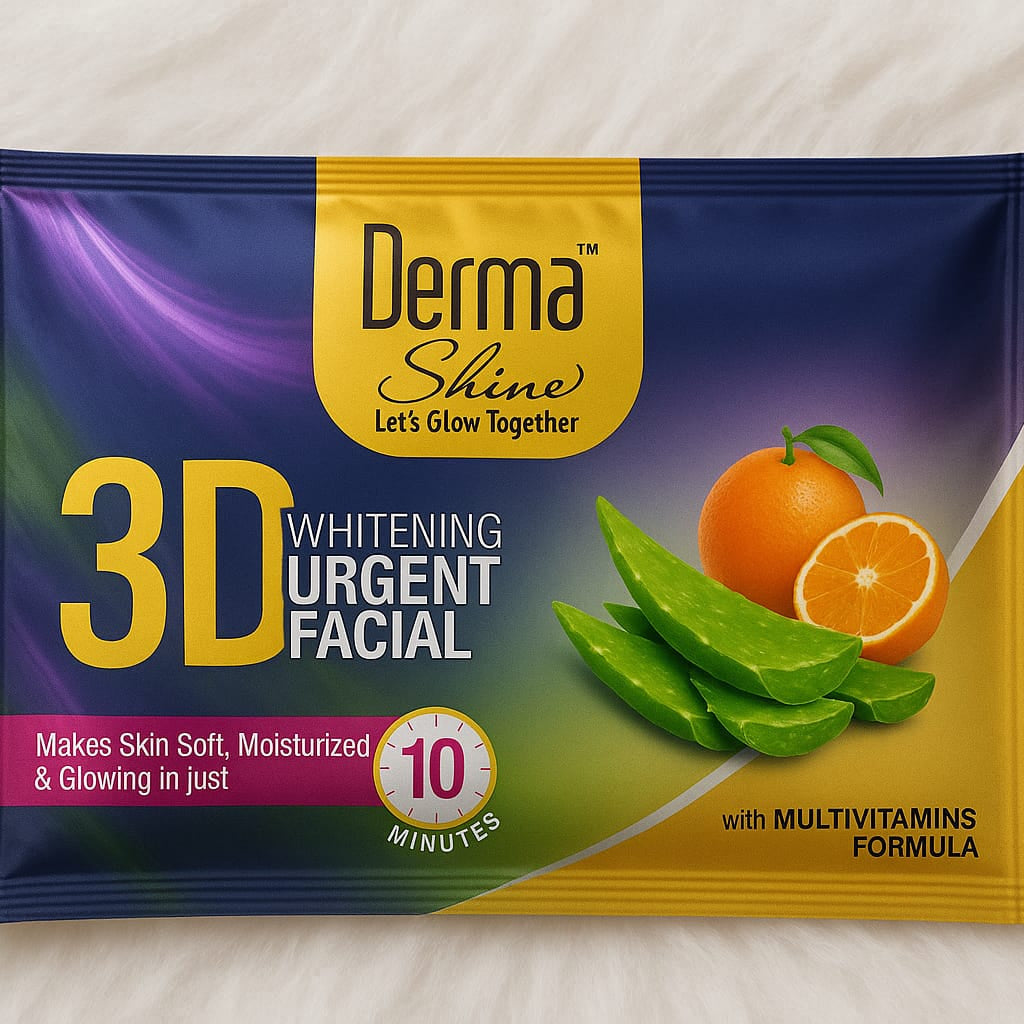 Derma Shine Urgent Facial Sachet | Premium Skincare & Beauty Products in Pakistan