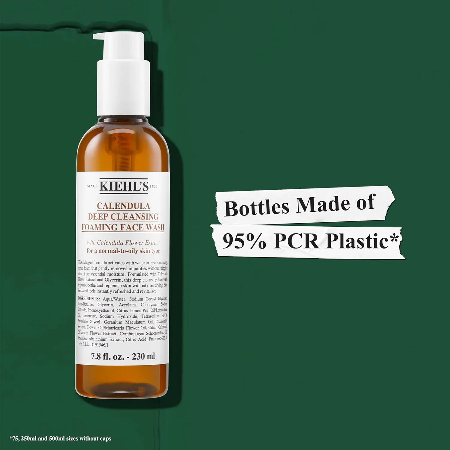 Kiehl's Deep Cleansing Foaming Face Wash - 230ml