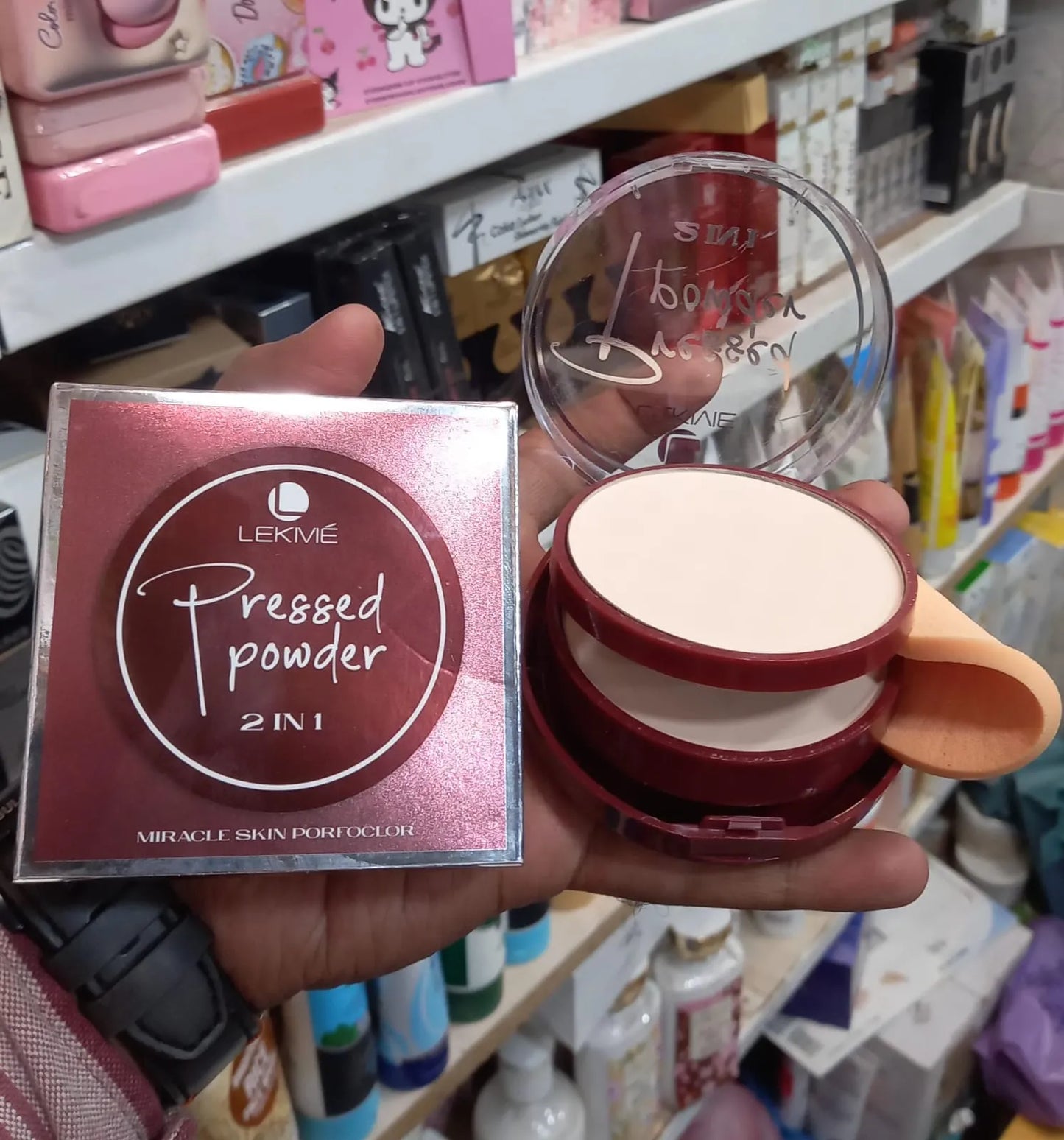 LEKME 2in1 Pressed Powder