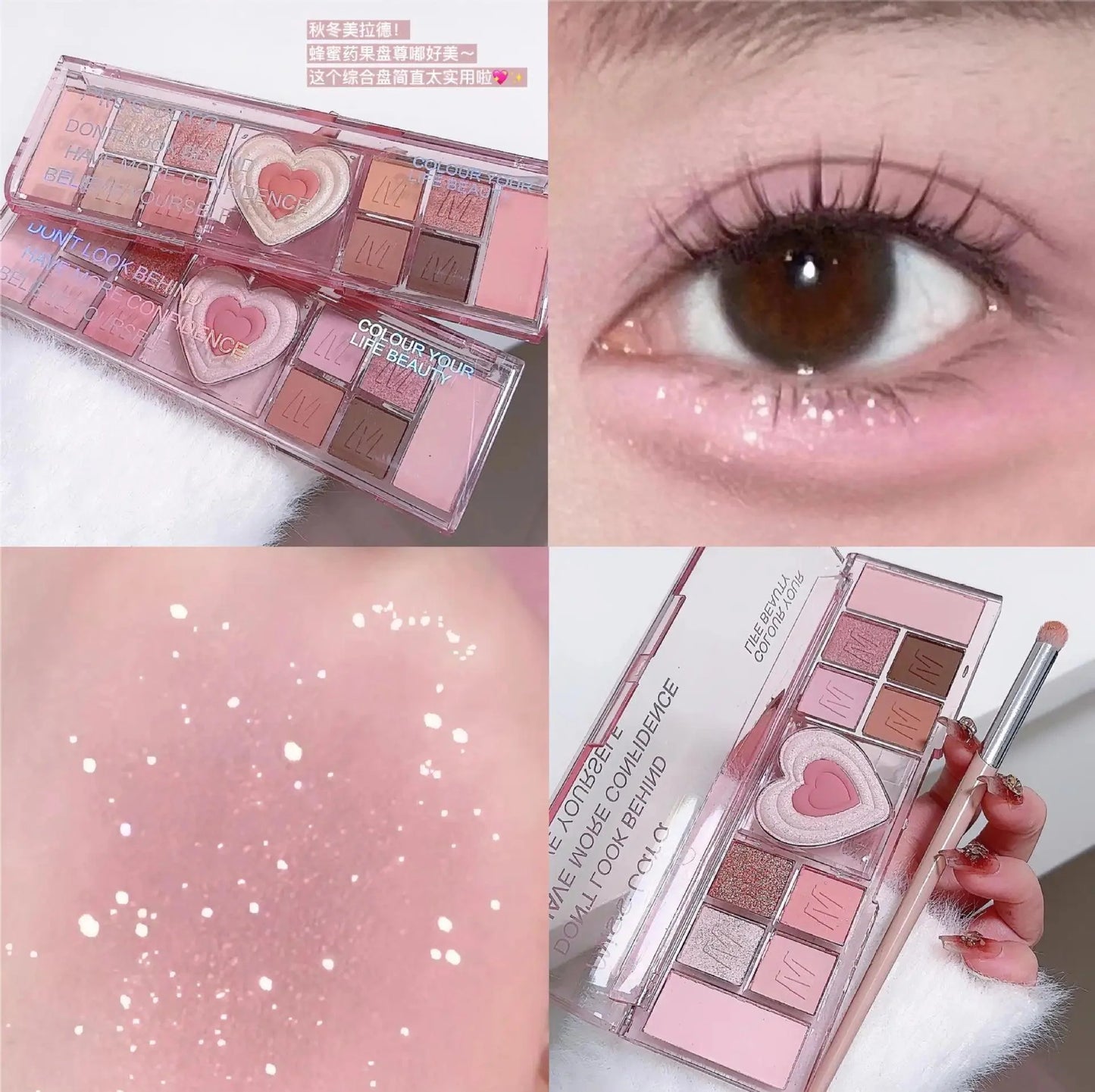 Miss Lara Eyeshadow Palette Shiny - 12 Colors
