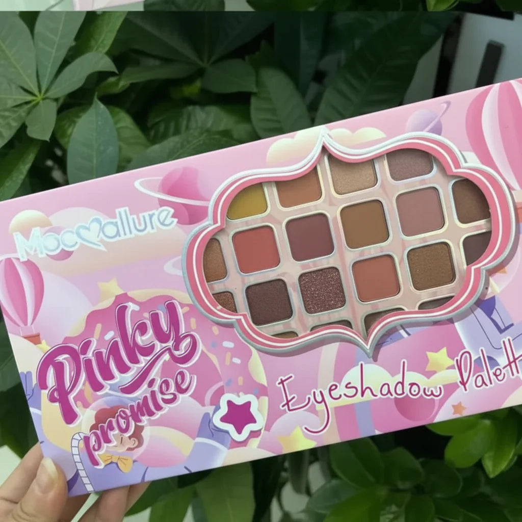 Mocallure Pinky Promise 40 Colors Eyeshade Kit +2 Highlighters + 3 Blush