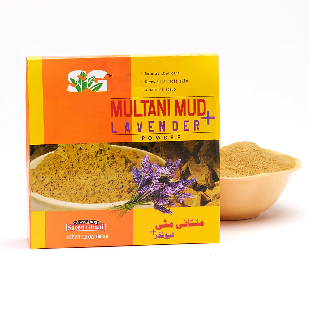 Saeed Ghani Multani Mud + Lavender Powder | Premium Skincare & Beauty Products in Pakistan