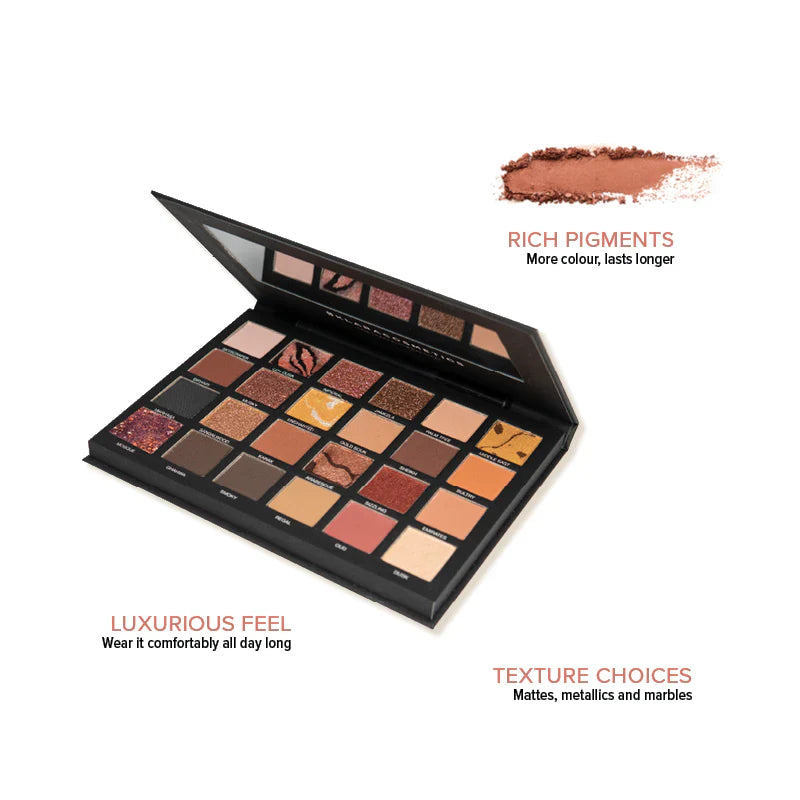 Klara Cosmetics 24-shade 'Mumbai' eyeshadow palette