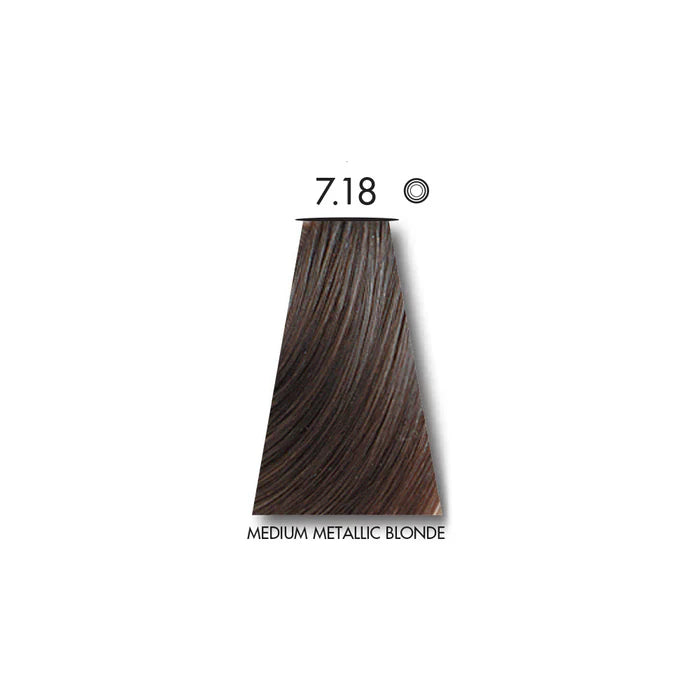Keune Tinta deal Medium Metallic Blonde 7.18 with Keune Developer 20 Volume - 60 ml