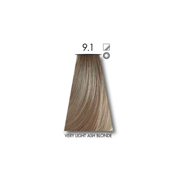 Keune Tinta VERY LIGHT ASH BLONDE 9.1 with Keune Developer 20 Volume - 60 ml