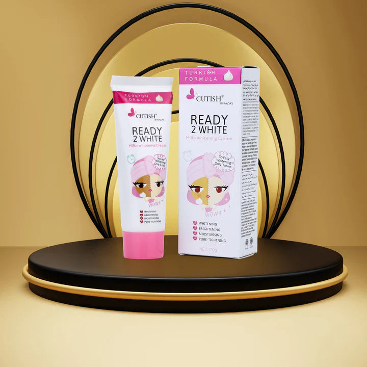 Cutish Ready 2 White Milky Whitening Cream 120g | Premium Skincare & Beauty Products in Pakistan