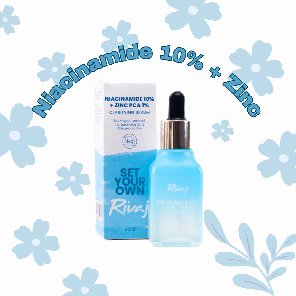 Rivaj Niacinamide 10% + Zinc PCA 1% Clarifying Face Serum - 30ml | Premium Skincare & Beauty Products in Pakistan