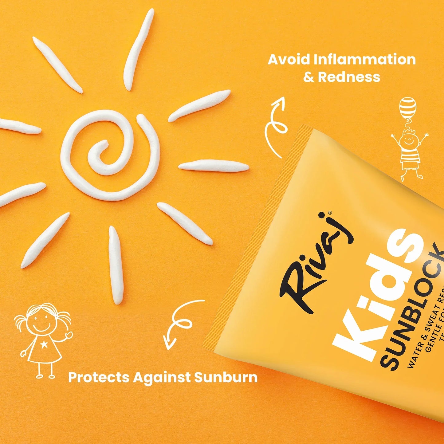Rivaj UK SPF 50 Kids SunBlock | Premium Skincare & Beauty Products in Pakistan