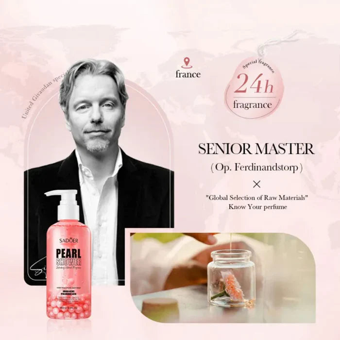 SADOER Honey Peach Pearl Body Wash - 300ml
