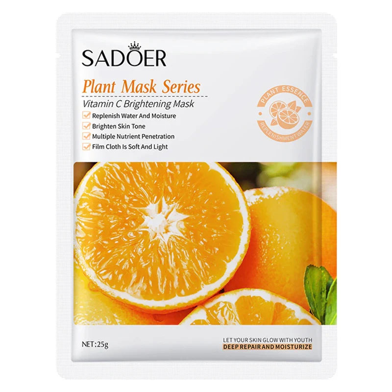 SADOER Vitamin C Brightening Face Sheet Mask - 25g | Premium Skincare & Beauty Products in Pakistan