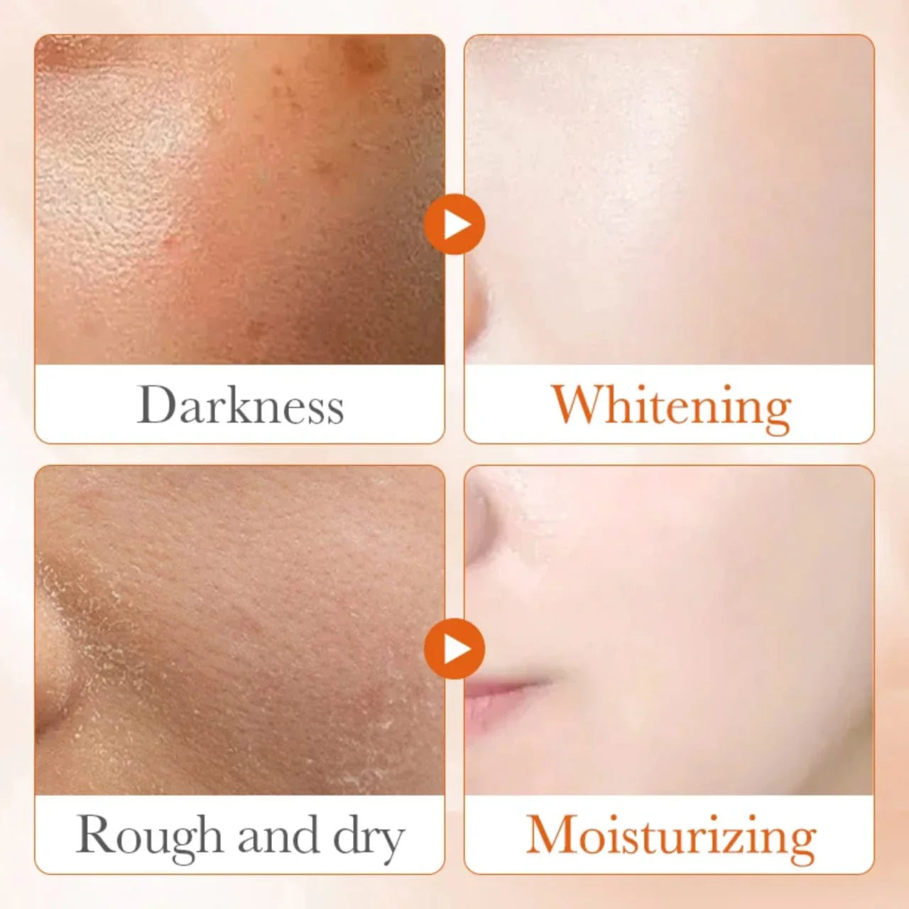 SADOER Vitamin C Whitening Multi Effect Repair Serum Moisturizing Serum - 30ml
