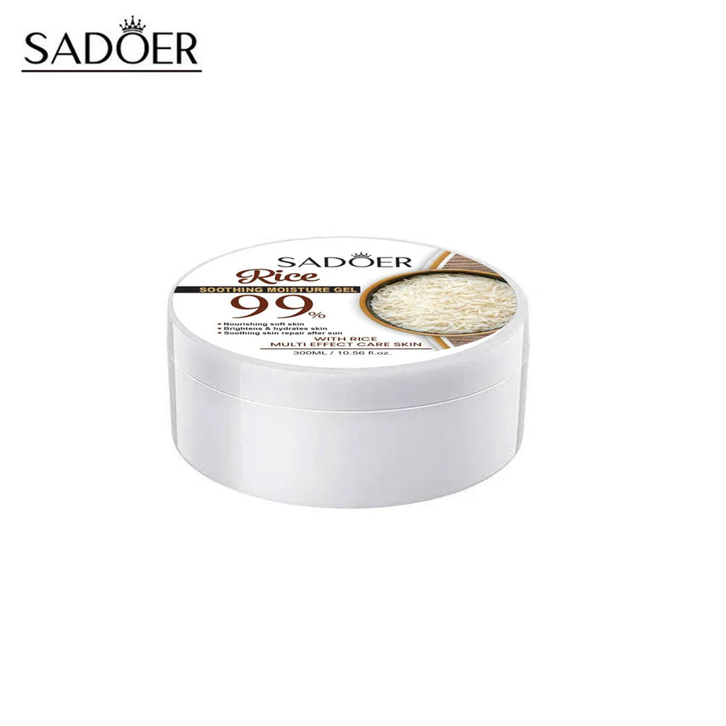 SADOER Rice 99% with multi effect nourishing soft skin & soothing Moisture Gel 300ml | Premium Skincare & Beauty Products in Pakistan