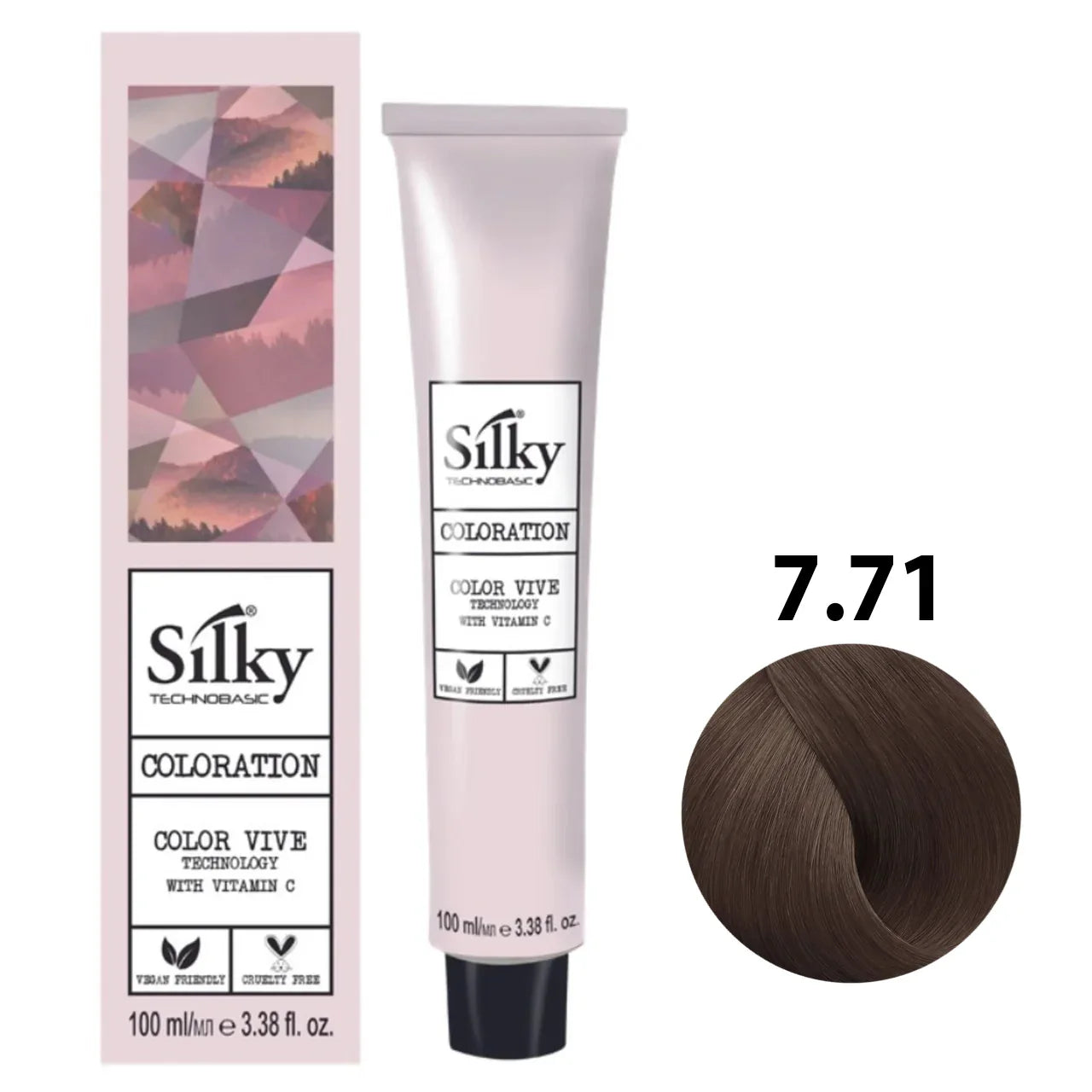 Silky 7.71 Hair Color – 100ml