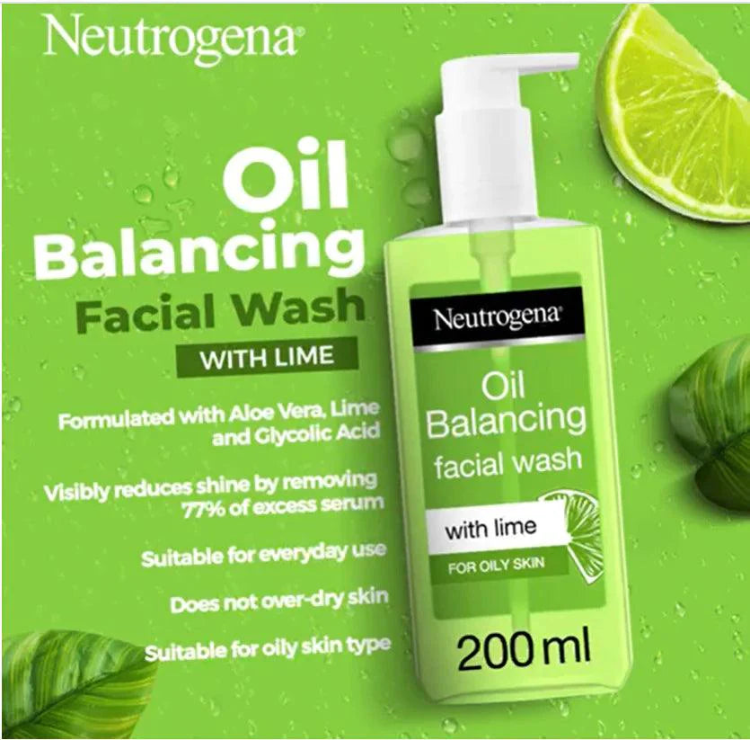 Neutrogena Oil Balancing Facial Wash - 200ml | Premium Skincare & Beauty Products in Pakistan