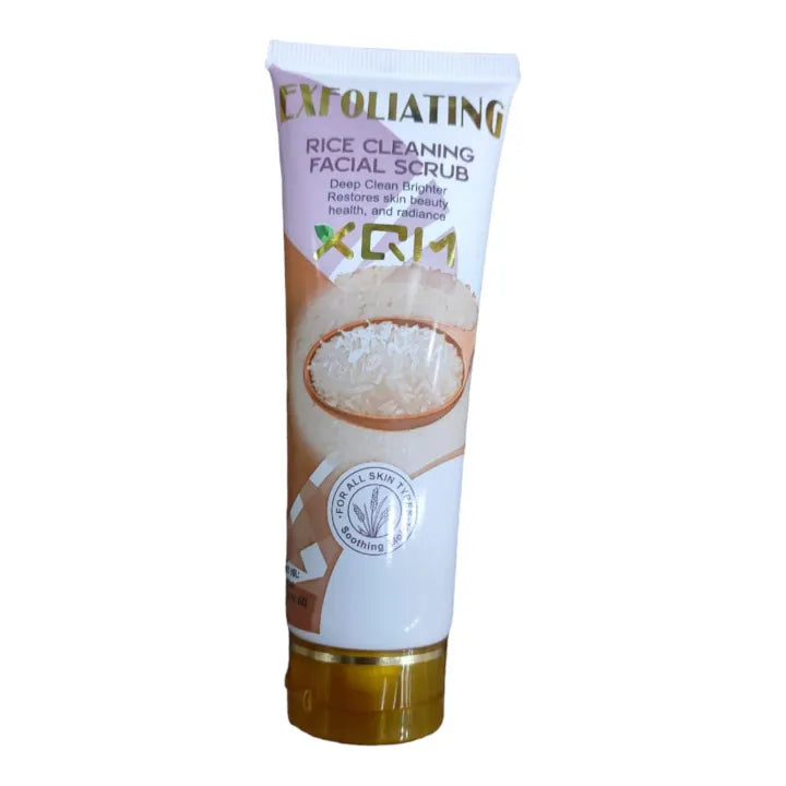 XQM Exfoliating Rice Facial Scrub - 110g | Premium Skincare & Beauty Products in Pakistan
