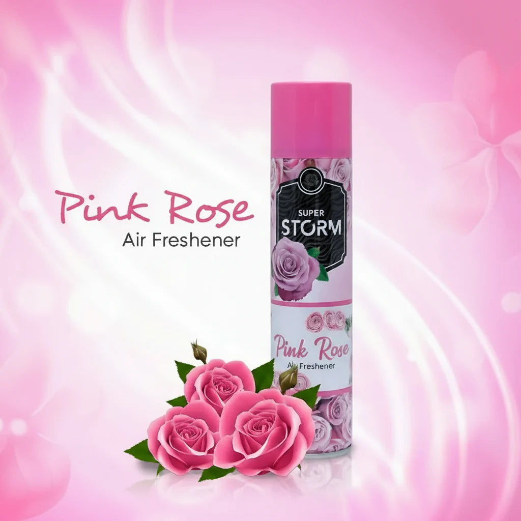 Super Storm Pink Rose Air Freshener - 300ml