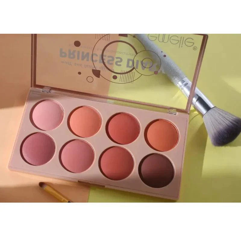 Emelie Princess Dairy Blush Palette - 8 Colors
