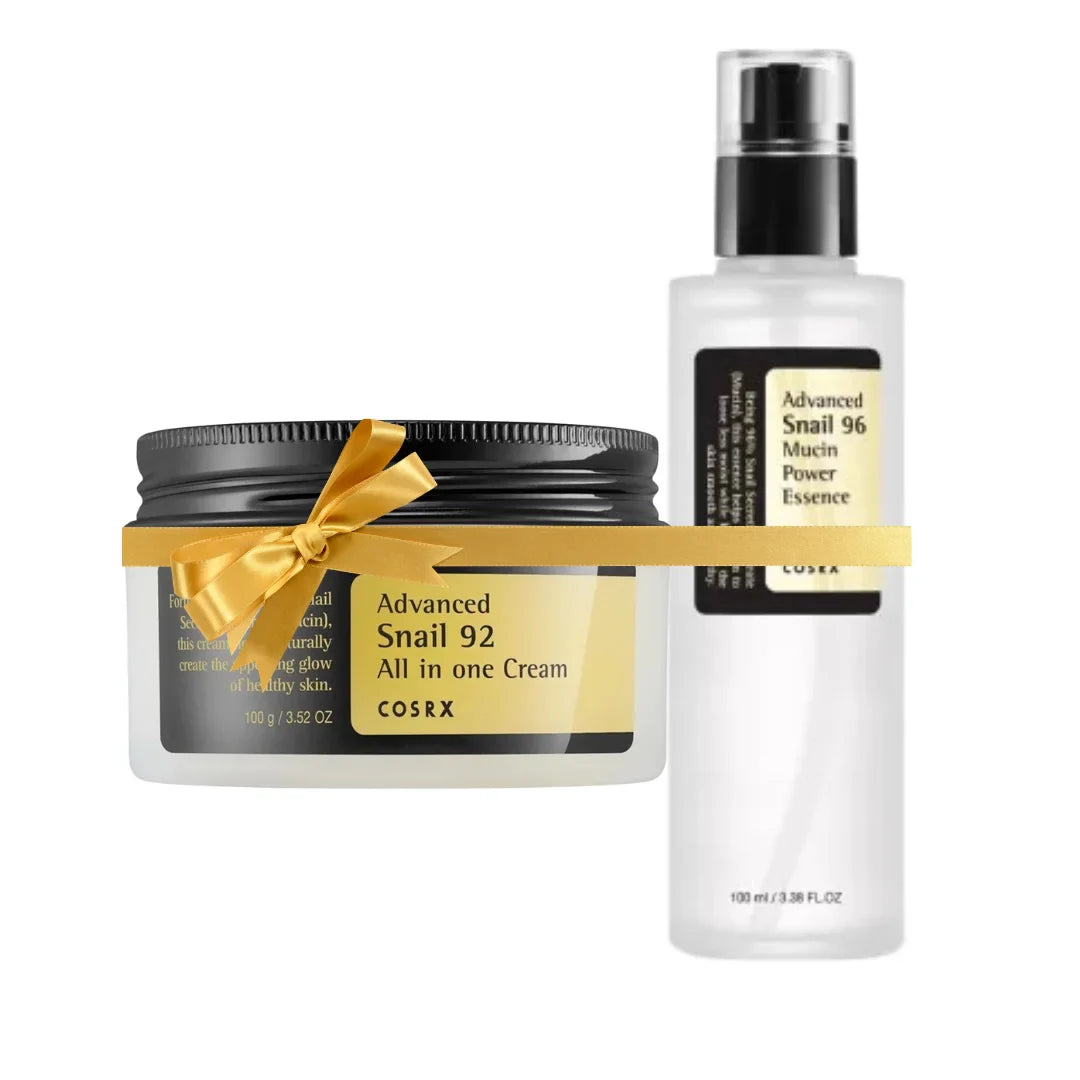 Advanced Snail Bundle : Advanced Snail 96 Mucin Power Essence 100ml + Advanced Snail 92 All in one Cream - 100g | Premium Skincare & Beauty Products in Pakistan