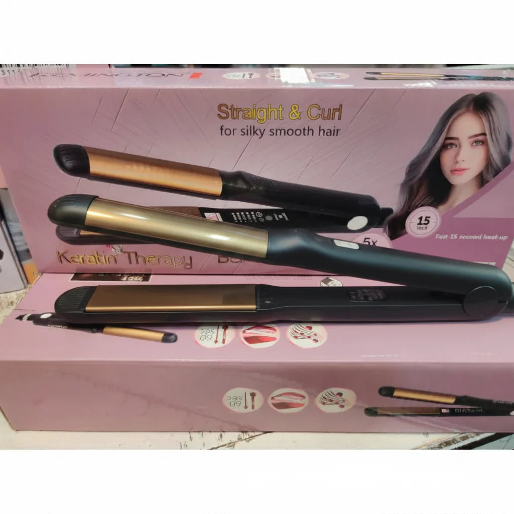 Remington 2-in-1 High Heat Hair Straightener – Sleek & Curl Styler