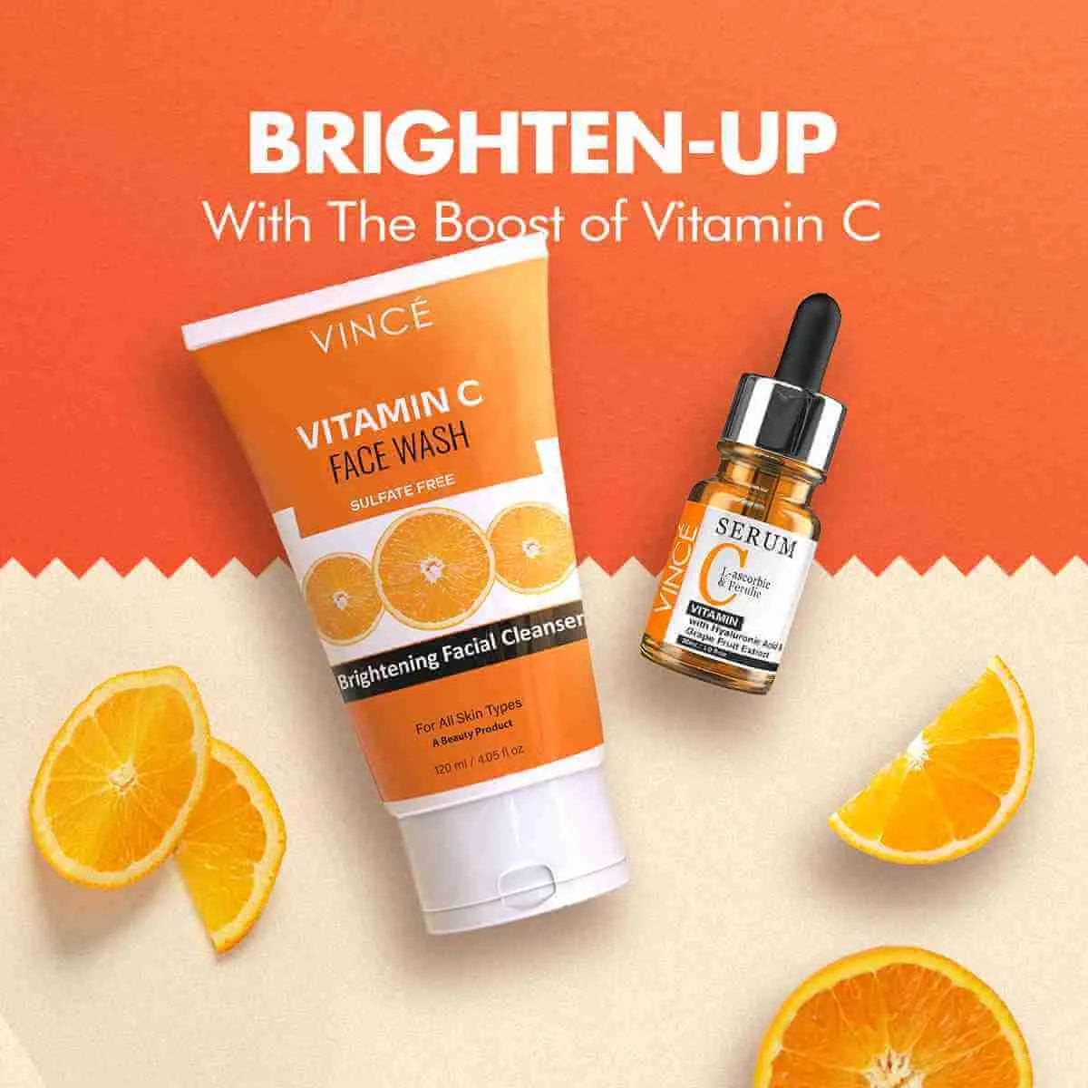 Vince Vitamin C Serum & Face Wash
