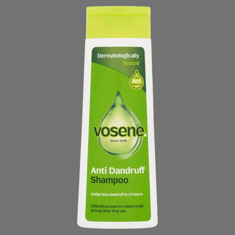 Vosene Anti-Dandruff Shampoo, Salicylic Acid, Glycerin & Citric Acid - 300ml