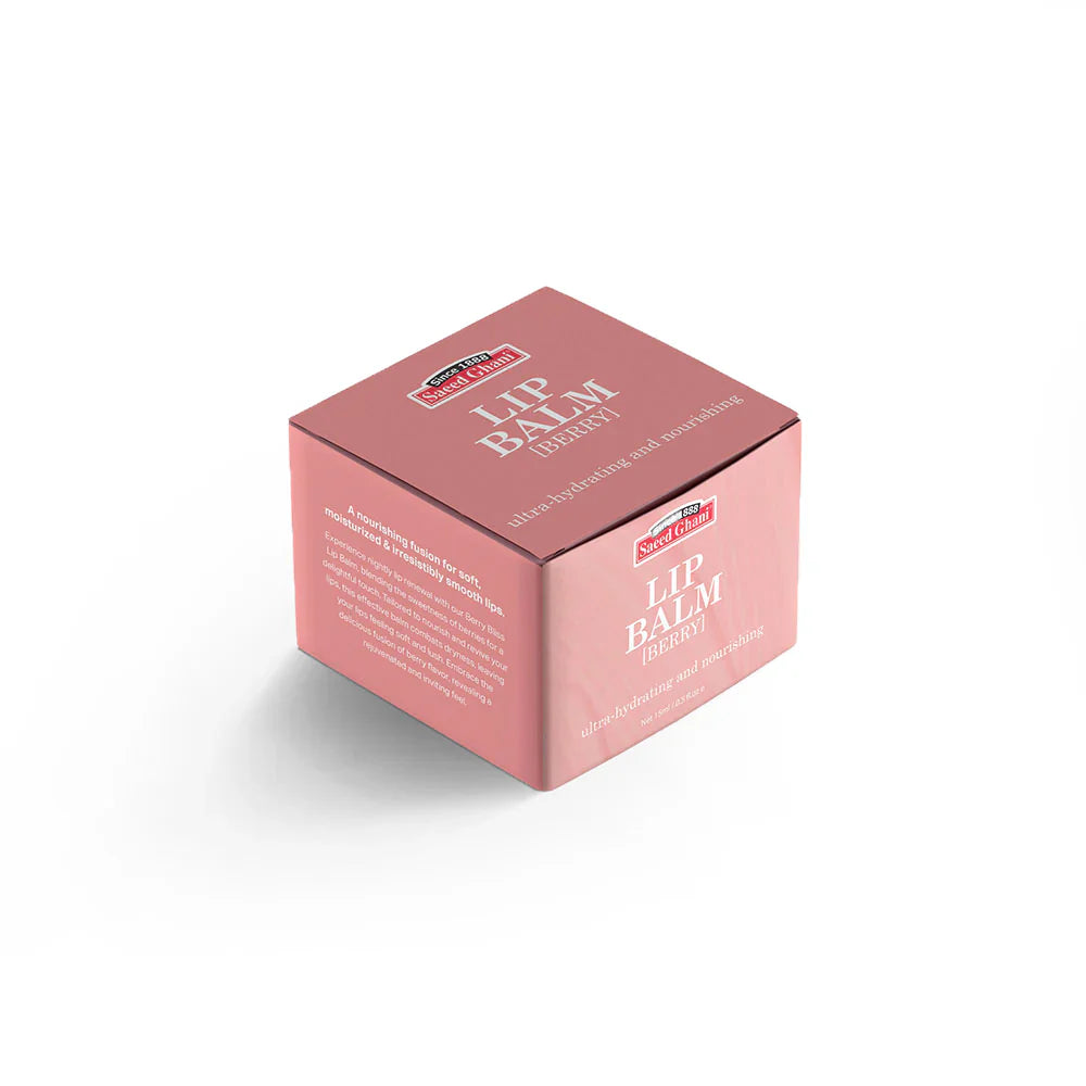 Saeed Ghani Ultra Hydrating & Nourishing Lip Balm – Berry