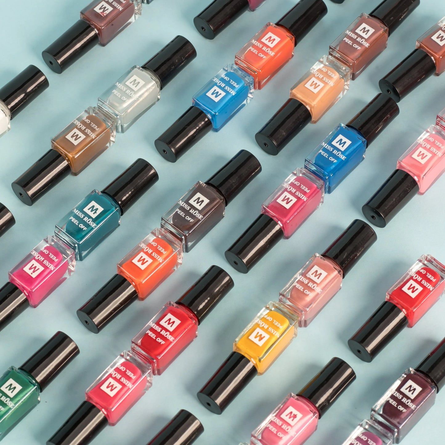 Miss Rose Color Me Peel Off Nail Paint – 36 Pcs Set