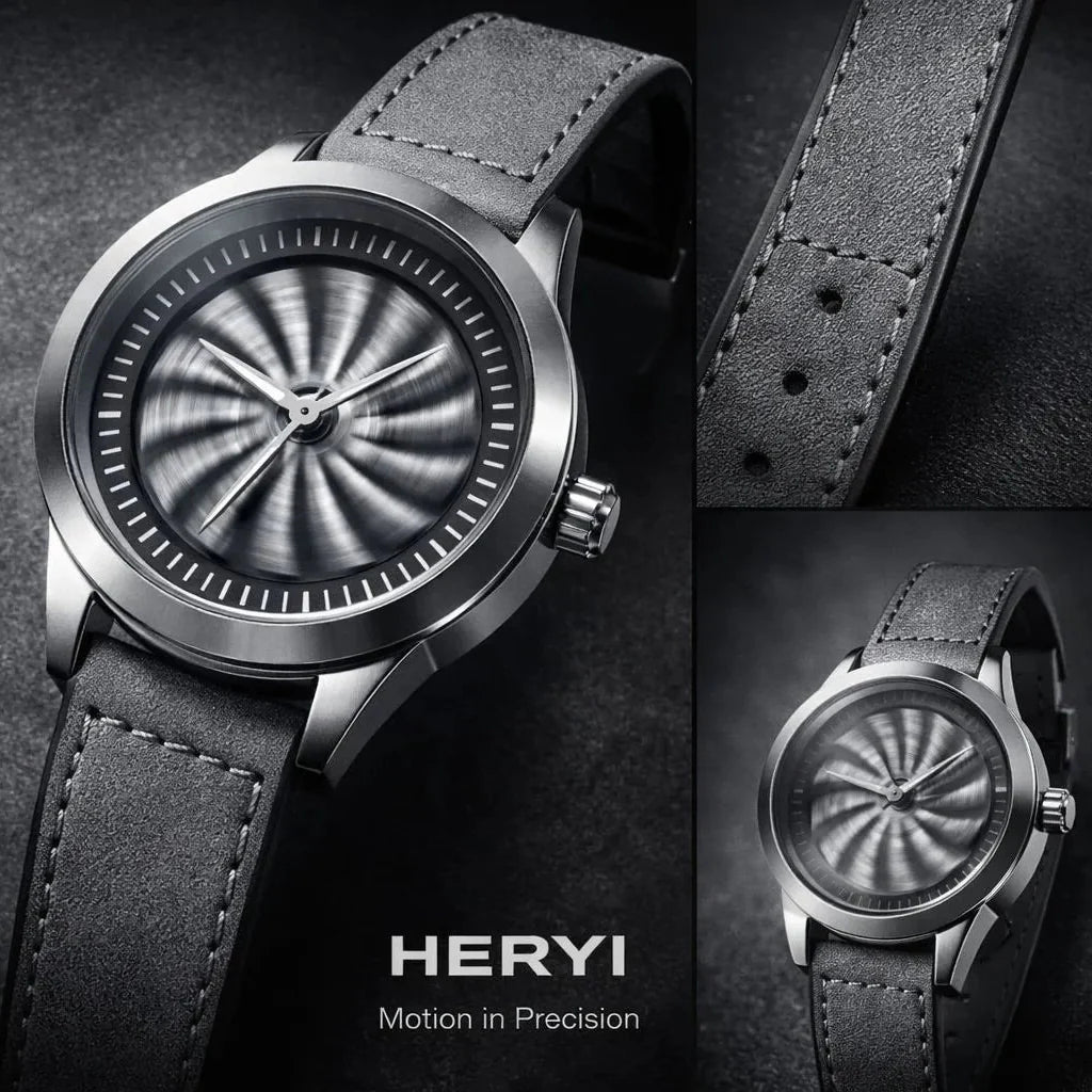HERYI Spinner Model Watch with Date – Waterproof Masterlock