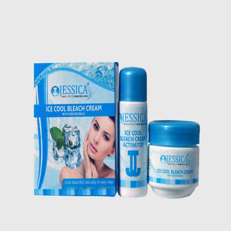 2 in 1 Jessica Ice Cool Bleach Cream 500ml | Premium Skincare & Beauty Products in Pakistan