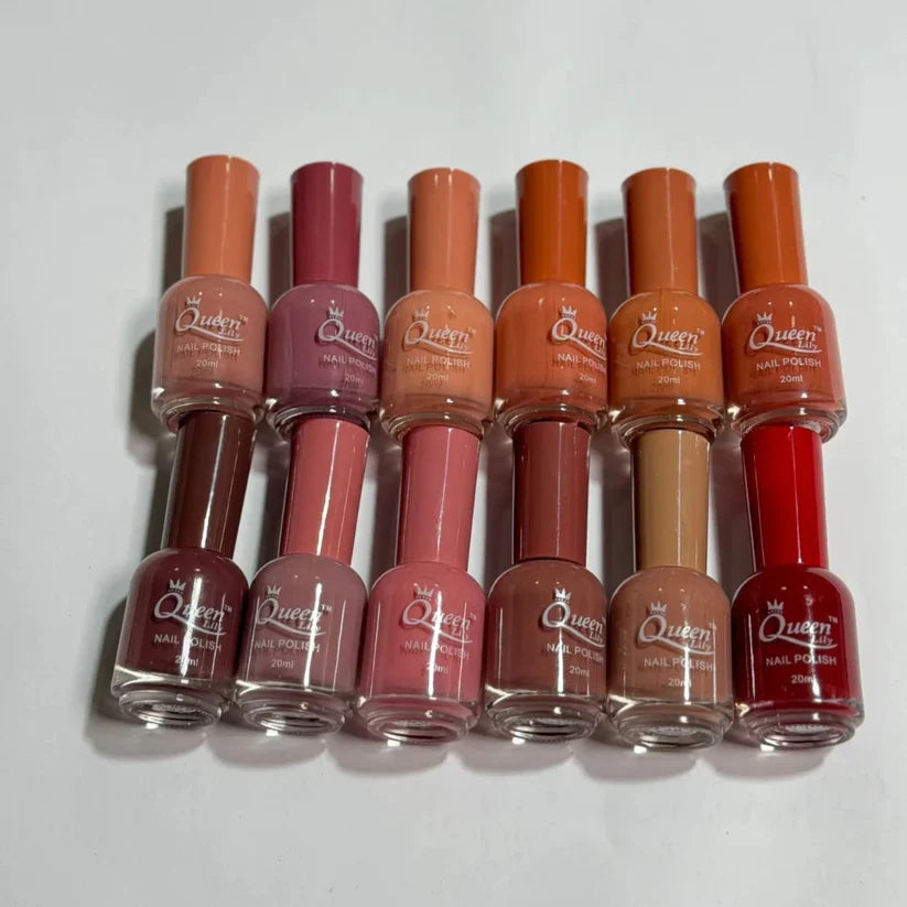 Queen Nail Polish Set - Pack of 12
