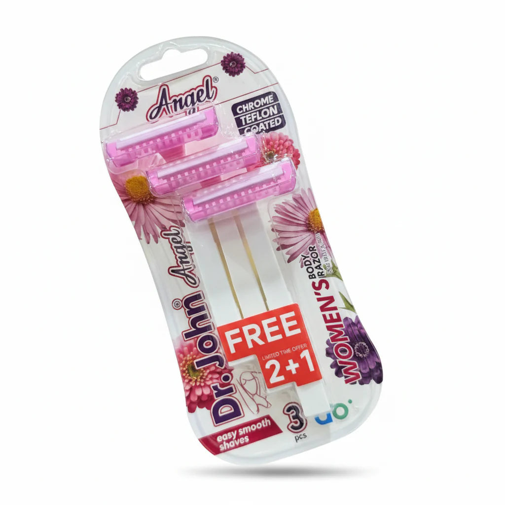 Angel Women’s Body Razor Pack of 3