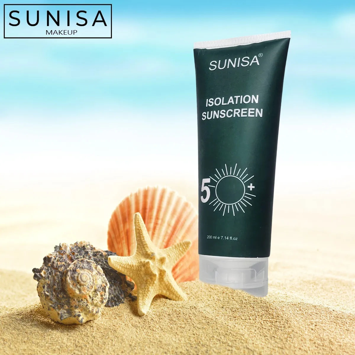 SUNISA Isolation Sunscreen SPF – 200ml | Premium Skincare & Beauty Products in Pakistan
