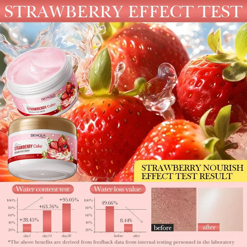 Bioaqua Fragrance Strawberry Cake Nourishing Face Cream – 100 g