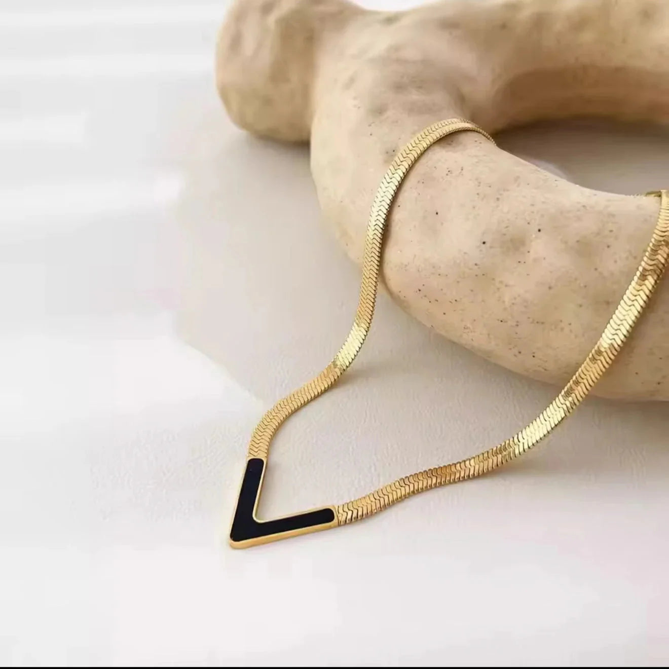 Snake V Necklace