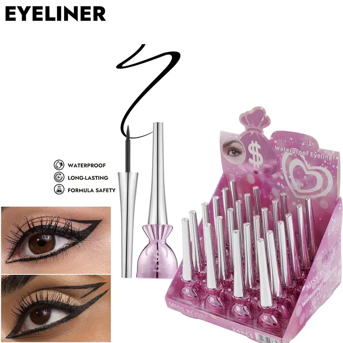 Miss Rose Waterproof Dollee Eyeliner