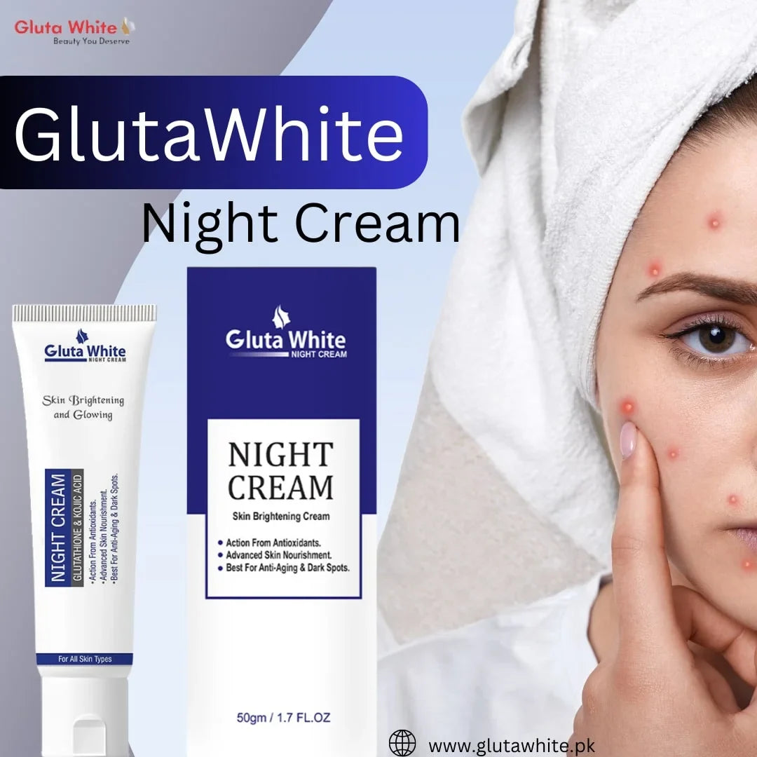Gluta White Night Cream – 50gm | Premium Skincare & Beauty Products in Pakistan